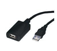 ROLINE Prolunga USB 2.0 nera 5m - Nouvo