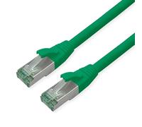 ROLINE RM Cavo patch Cat.6A S/FTP (PiMF), verde, 0,5 m
