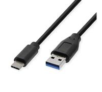 ROLINE RM - Cavo USB 3.2 Gen 1, A-C, ST/ST, nero, 1 m
