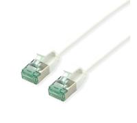 ROLINE RM U/FTP DataCenter Patch Cable Cat.6A (Classe EA), sottile, bianco, 0,5 m