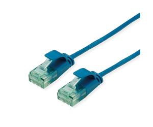 ROLINE RM UTP DataCenter - Cavo patch Cat.6A A), sottile, 5 m, colore: Blu