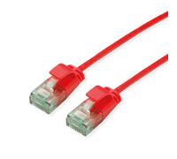 ROLINE RM UTP DataCenter - Cavo patch Cat.6A A), sottile, 0,5 m, colore: Rosso