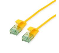 ROLINE RM UTP DataCenter - Cavo patch Cat.6A A), sottile, 1 m, colore: Giallo