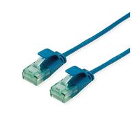 ROLINE RM UTP DataCenter - Cavo patch Cat.6A (classe EA), sottile, 5 m, colore: Blu