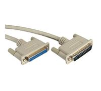 ROLINE RS232 Cable, M - F 9 m cavo seriale (ROLINE RS232 Cable DB25-DB25. M/F. Beige. 9.0m) NEW