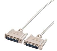 ROLINE 11013518 - Cavo seriale, 25 poli RS-232, connettore/connettore, 1,8 m