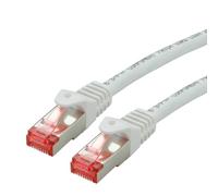 Roline S/FTP Cavo di rete Cat 6 Component Level LSOH, bianco, 2 m