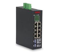 ROLINE - Switch industriale Gigabit Ethernet, 8 porte, Web gestito