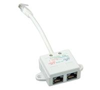 ROLINE T-Adapter Cat. 5e, UTP RJ45 plug RJ45 jack Bianco