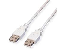 ROLINE USB 2.0 Cable cavo USB 0,8 m USB A Bianco