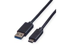 ROLINE USB 3.1 Cable, A-C, M/M 0.5 m cavo USB 0,5 m USB 3.2 Gen 1 [3.1 Gen 1] USB A USB C Nero (ROLINE USB3.2 Gen1 Cable A-C. M NEW