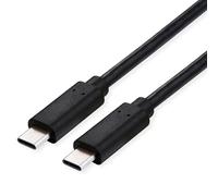 ROLINE USB4 Gen3x2 - Cavo C-C, ST/ST, 40 Gbit/s, 240 W, nero, 1 m