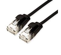 ROLINE UTP DataCenter - Cavo patch Cat.6A A), LSOH, sottile, 0,15 m, colore: Nero