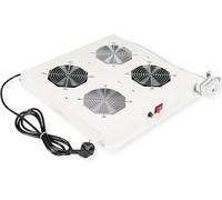 ROLINE Ventola da tetto 19 pollici, 2 ventole, termostato, grigio