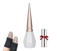 Rolita Gel Polish, Rolita Nail Polish, Cat Eye Gel Nail Polish, Nude Ice-Clear Jade Gel, Glitter Crystal Gel Nail Polish with Magnet,Crystal Cat Eye Gel Polish Silver (Y-33)