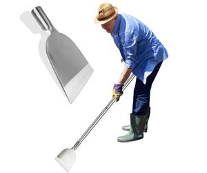 ROLKAR Pala piatta per giardino resistente, raschietto per erbacce e zolle per la rimozione delle zolle per tagliabordi, pala multifunzionale per la pulizia, pale per bordi per paesaggistica