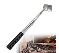 ROLKAR Rastrello per carbone, pala per cenere per barbecue, raschietto per braciere, forni e bracieri, strumento di pulizia per stufa a legna, affumicatore, ceramica, Kamado, accessori per uova verdi