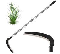 ROLKAR Strumento per tagliare l'erba, diserbo falce attrezzi da giardino per la pulizia di cespugli, spazzola, viti in cortile, campi, fossati, sentieri, paesaggistica, rasoi erbacce Machete per