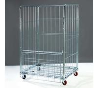 Roll container 4 pareti scaffale contenitore smontabile 1200x805x1800 trasporto