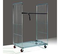 Roll container scaffale contenitore 2 pareti 1200x805x1800h stoccaggio trasporto