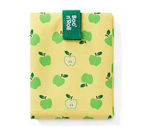 Roll’Eat ® Boc'n'Roll Fruits Disegno di Mele | Porta Snack Riutilizzabile e Lavabile | Involucro per Panini | Trasportatore Alimentare Ecologico senza BPA | Borsa per Snack in Stoffa