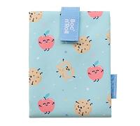 Roll’Eat ® - Boc'n'Roll Mr. Wonderful | Borsa merenda porta panini, involucro riutilizzabile ed ecologico senza BPA, Apple