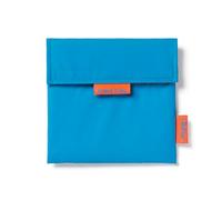 Roll’Eat ®- Snack'n'Go Fluor | Porta Merenda Porta Sandwich Riutilizzabile ed Ecologico senza BPA, Blu