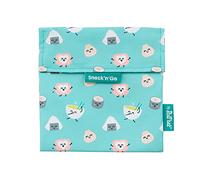Roll’Eat ®- Snack'n'Go Mr. Wonderful | Borsa merenda porta sandwich riutilizzabile ed ecologico senza BPA (sushi)