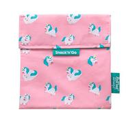 Roll’Eat ®- Snack'n'Go Mr. Wonderful | Borsa merenda porta sandwich riutilizzabile ed ecologico senza BPA, Unicorn