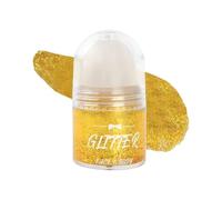 Roll-on Body Glitter Gel per il corpo, Viso, Capelli Chunky Glitterato Gel Impermeabile Lunga Durata, Holographic Glitter Stick, Fiocchi Di glitterato Liquidi, Mermaid Sequins Shimmer for Rave (gold)