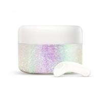 Roll-on Body Glitter Gel per il corpo, Viso, Capelli Chunky Glitterato Gel Impermeabile Lunga Durata,Holographic Glitter Stick,Fiocchi Di glitterato Liquidi,Mermaid Sequins Shimmer for Rave Party (03)