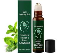 Roll-on Sollievo, Roll-on Olio Essenziale Calmante per la Testa, Ingredienti Naturali e Puri, Stick Confortante alla Menta Piperita - Aromaterapia Rinfrescante,1pc