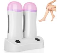 Roll On Wax Kit Roll On Cera Heater 21 × 13 × 13 Doppia Cartuccia Cera Epilatoria Rullo Riscaldatore Riscaldatore Depilazione Cera Corpo Depilazione Macchina Avuto Plug 220v