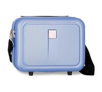 Roll Road Cambogia Borsa da toilette adattabile, Blu, Nececer Adattabile