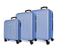 ROLL ROAD Cambogia Borse da viaggio, rosso, 40 x 55 x 20 cm, 46 x 65 x 23 cm, 52 x 75 x 30 cm, Set 3 valigie