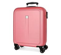 ROLL ROAD Cambogia Valigia da cabina rosa 40 x 55 x 20 cm Rigida ABS Chiusura a combinazione laterale 37 L 2,78 kg 4 ruote doppie equipaggiamento a mano