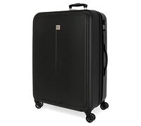 ROLL ROAD Cambogia Valigia media nera 48 x 68 x 27 cm Rigida ABS Chiusura a combinazione laterale 72 L 3,8 kg 4 ruote doppie
