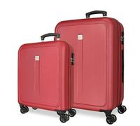 ROLL ROAD Camboya, carrello da cabina nero, 40 x 55 x 20 cm, serratura a combinazione in ABS rigido, serratura laterale, 37 l, 3,08 kg, 4 ruote, bagaglio a mano, Viola, 40 x 55 x 20 cm UND 46 x 65 x