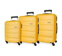 ROLL ROAD Flex, Valigia Cabina, ocra, Taglia unica, Set 3 valigie