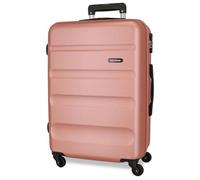 ROLL ROAD Flex Valigia Grande Nude 51x75x28 cm Rigida ABS Chiusura a combinazione laterale 91L 3,96 kg 4 Ruote, Rosa, Taglia unica, Valigia grande