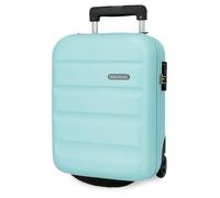 Roll Road Flex Valigia rigida realizzata in ABS, un materiale, chiusura a combinazione laterale 4 ruote doppie bagaglio a mano, pratico interno con un vano, Blu scuro, 31 cm x 40 cm x 20 cm, Valigia a