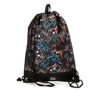 ROLL ROAD Gamers Zaino Sacco Nero 32 x 42 cm Poliestere, Nero, zaino sacco
