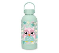Roll Road Happy Pets Bottiglia in acciaio inox verde, 6,5 x 18,5 x 6,5 cm