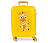 Roll Road Happy Pets Valigia da cabina multicolore, 38 x 55 x 20 cm, rigida ABS, chiusura a combinazione laterale, 34 l, 2 kg, bagaglio a mano