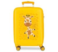 Roll Road Happy Pets Valigia da cabina multicolore, 38 x 55 x 20 cm, rigida ABS, chiusura a combinazione laterale, 34 l, 2 kg, bagaglio a mano