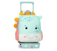 ROLL ROAD Happy Pets Zaino prescolare con carrello Multicolore 23x25x10 cm Poliestere