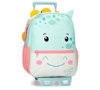 ROLL ROAD Happy Pets - Zaino scolastico con carrello, multicolore, 27 x 33 x 11 cm, in poliestere