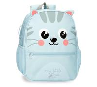 ROLL ROAD Happy Pets Zaino scuola adattabile a carrello Multicolore 27 x 33 x 11 cm Poliestere