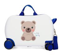 Roll Road Happy Valigia per bambini rigida Chiusura a combinazione laterale 4 ruote Bagagli a mano è realizzato in ABS, un materiale rigido e leggero., Liocorno (Unicorn), Taglia unica, Valigia per