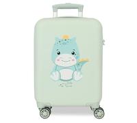 Roll Road Happy Valigia per Bambini Rigida Chiusura a combinazione Laterale 4 Ruote Bagaglio a Mano è realizzato in ABS, un materiale rigido e leggero